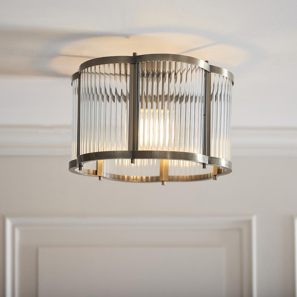 Essa Scallop Flush Light