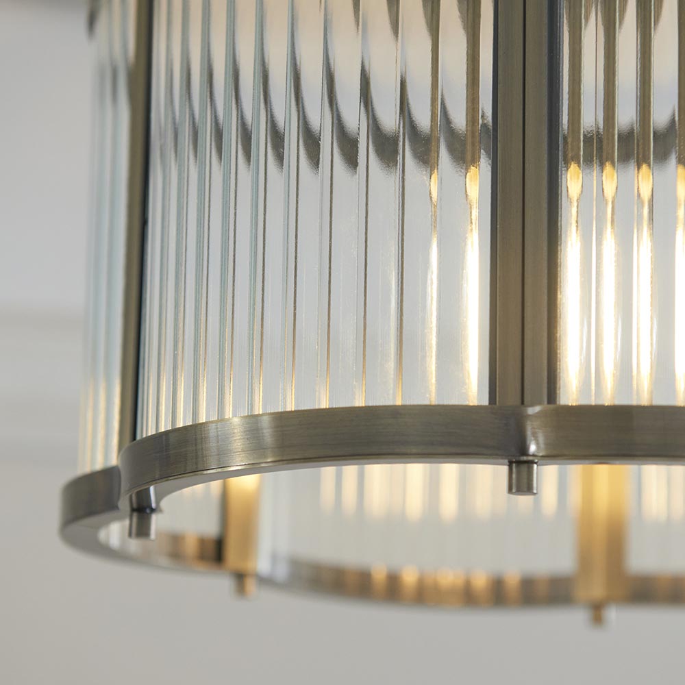 Essa Scallop Flush Light