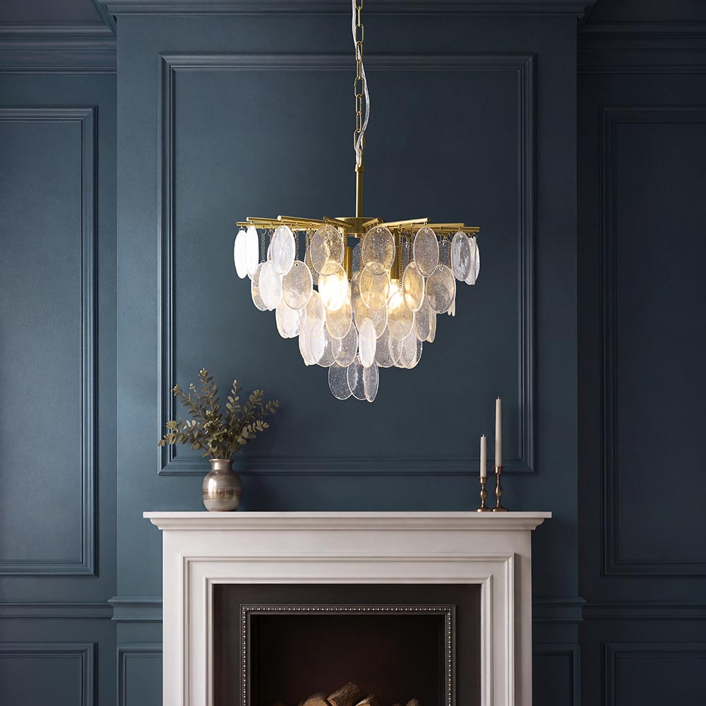 Liara 3lt/5lt Ceiling Light- Brushed aged brass