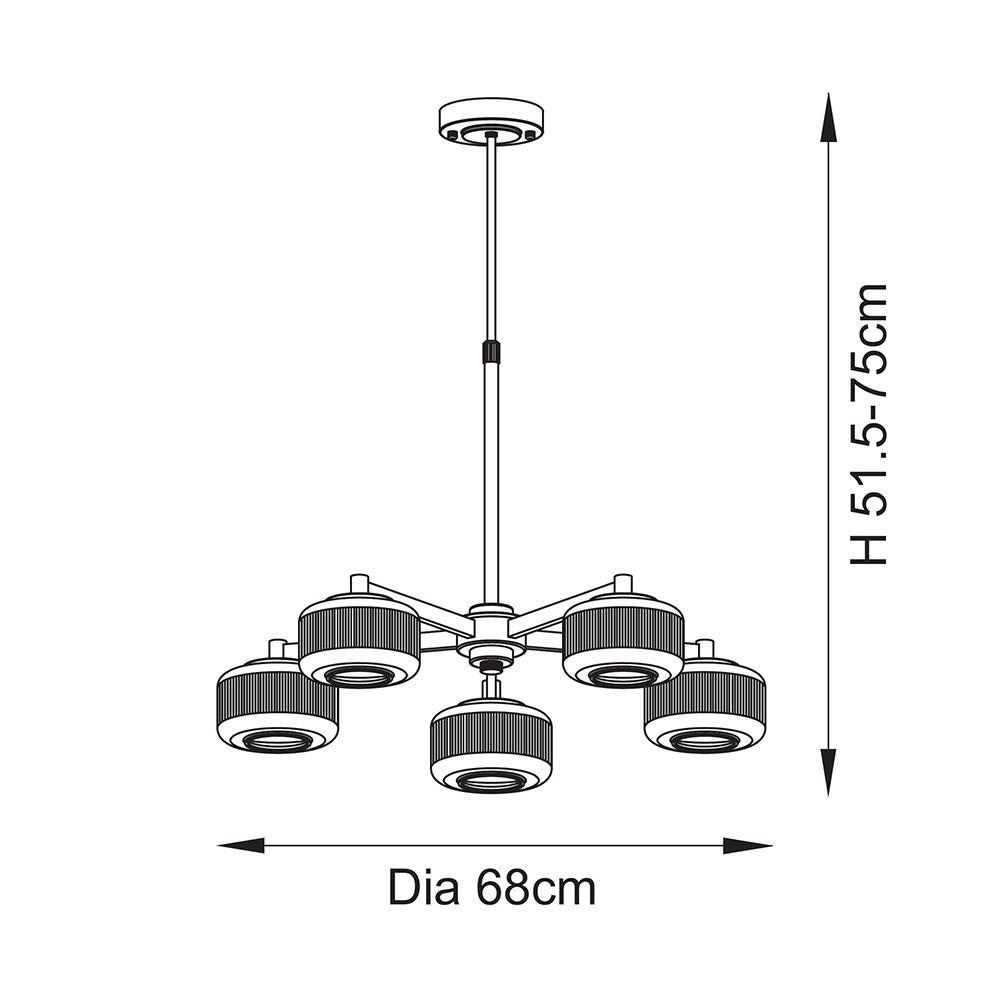Stamford 5lt Centre Ceiling Light