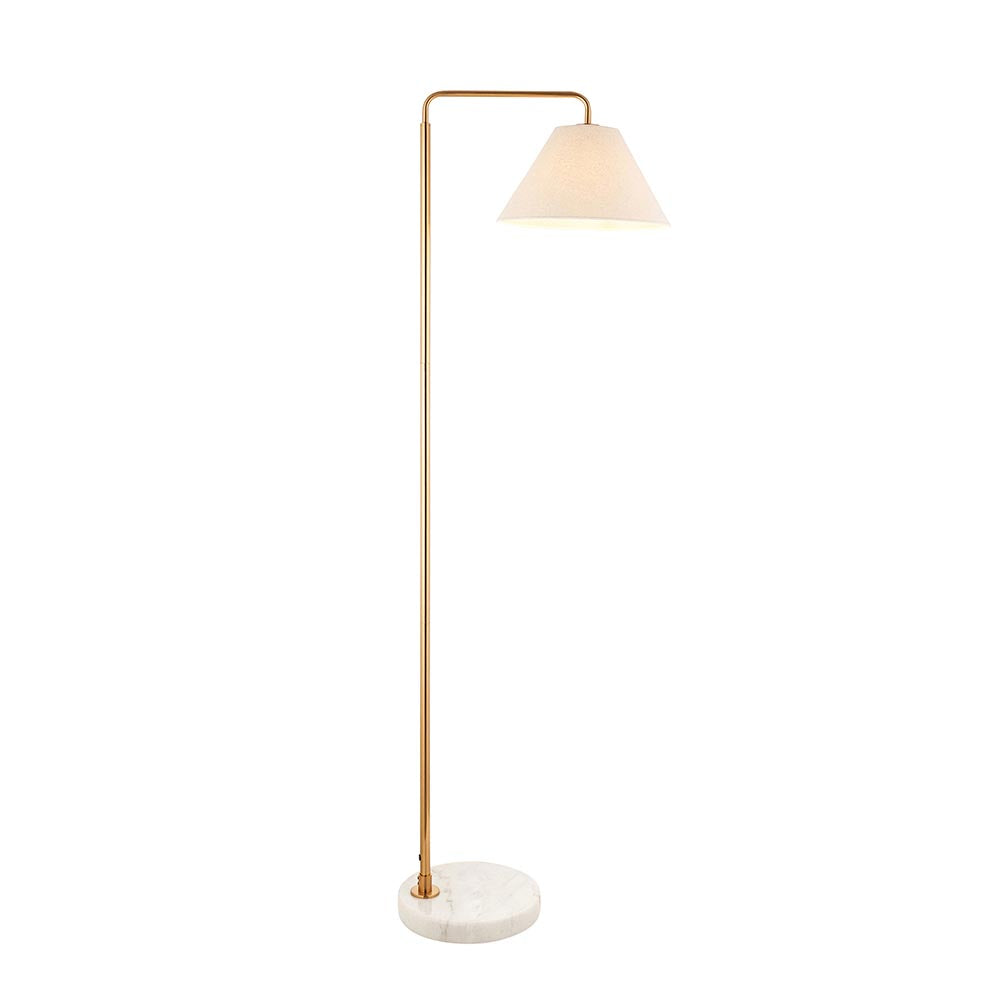 Wallbridge Floor Lamp- Brushed Aged Brass