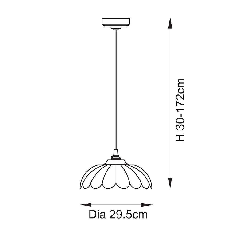 Eltham & Carnation Pendant  Light