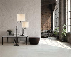 Munich Tiffany Table Lamp - Antique Brass