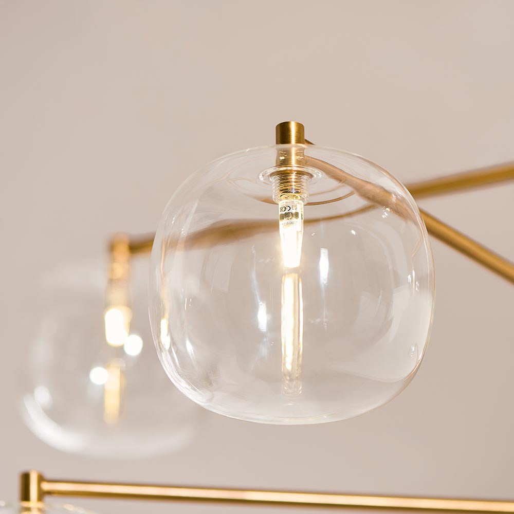 Omagh 6lt Centre Ceiling Light- Brushed Aged Brass