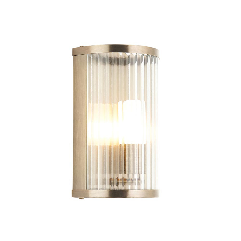 Essa IP44 Bathroom Wall Light- Antique Brass