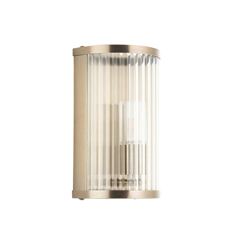 Essa IP44 Bathroom Wall Light- Antique Brass