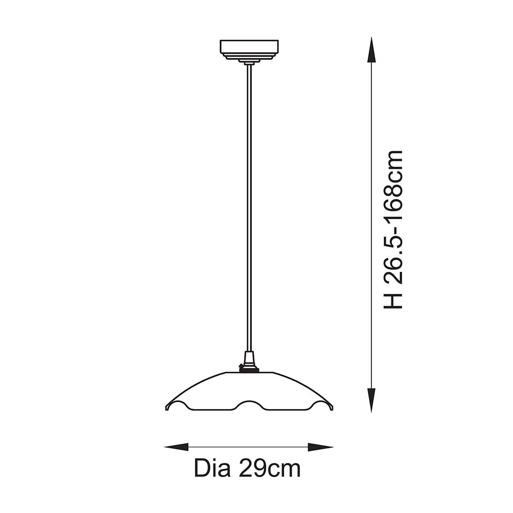 Eltham & Orchid Pendant Light