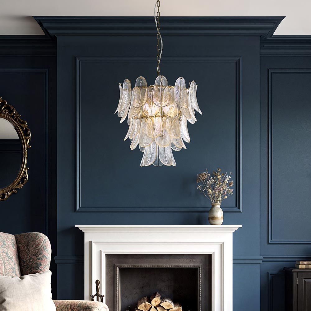 Liara 3lt/5lt Ceiling Light- Brushed aged brass