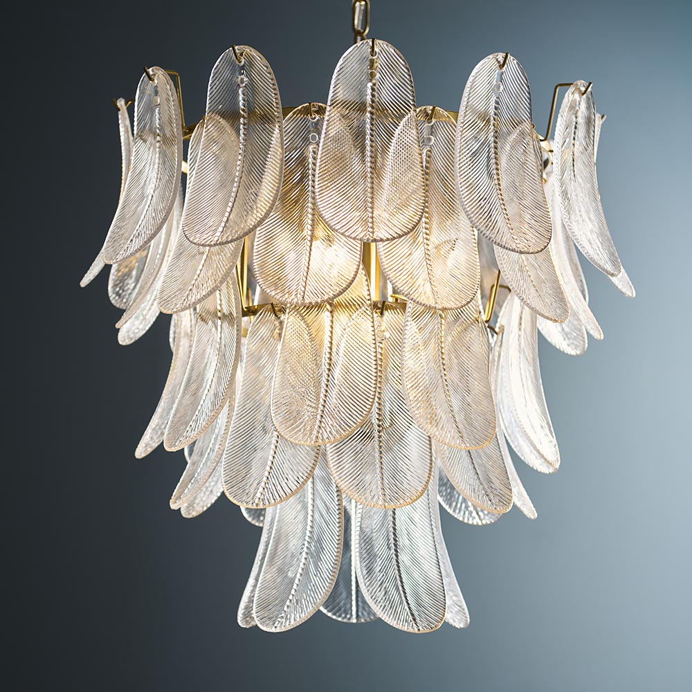 Addis 4lt Ceiling Light - Brushed Aged Brass