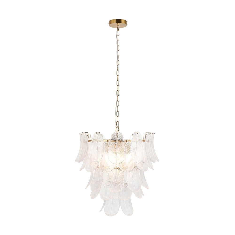 Addis 4lt Ceiling Light - Brushed Aged Brass