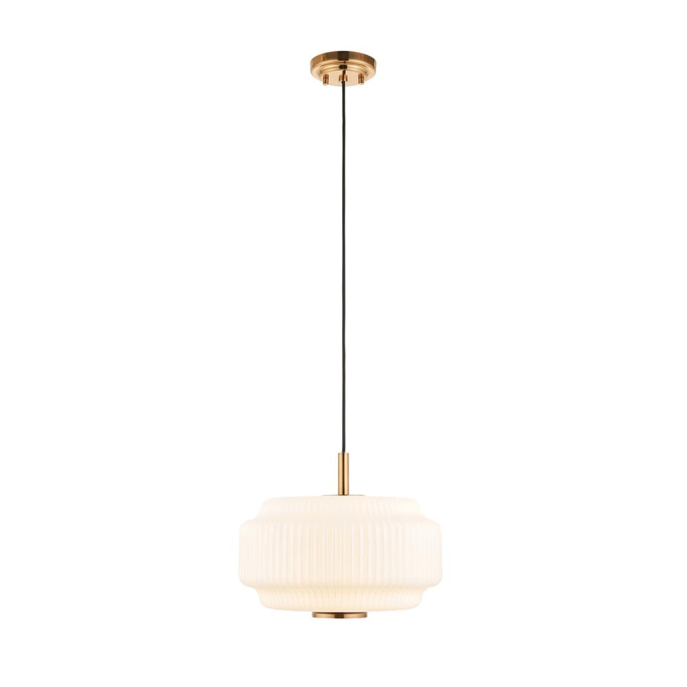 Eva Pendant Light- Brushed Aged Brass