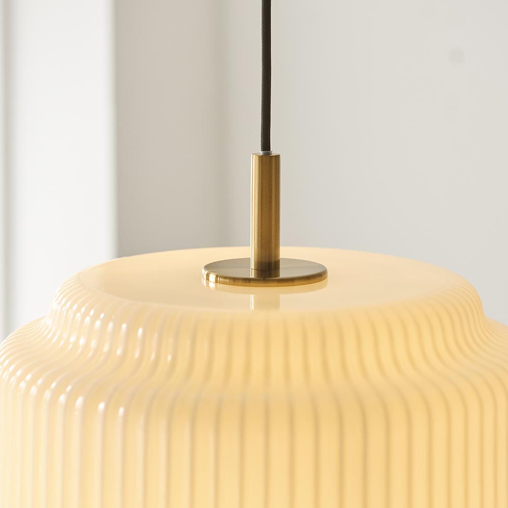 Eva Pendant Light- Brushed Aged Brass