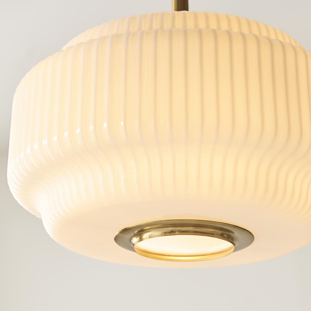 Eva Pendant Light- Brushed Aged Brass