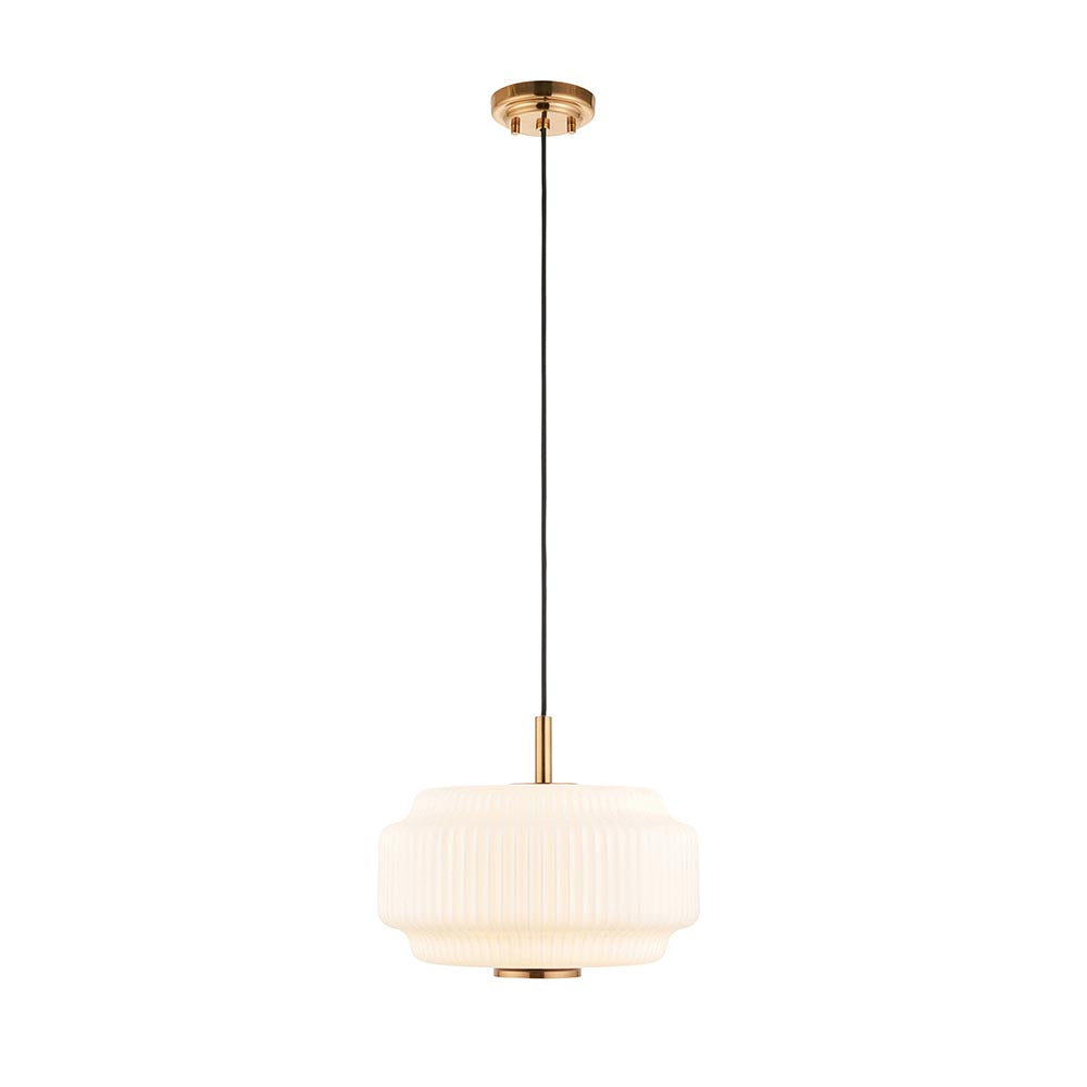 Eva Pendant Light- Brushed Aged Brass