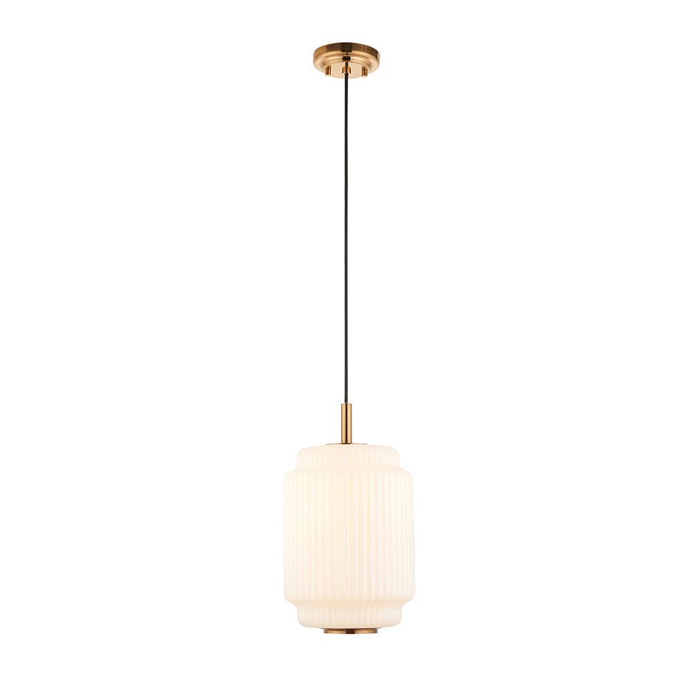 Eva Pendant Light- Brushed Aged Brass