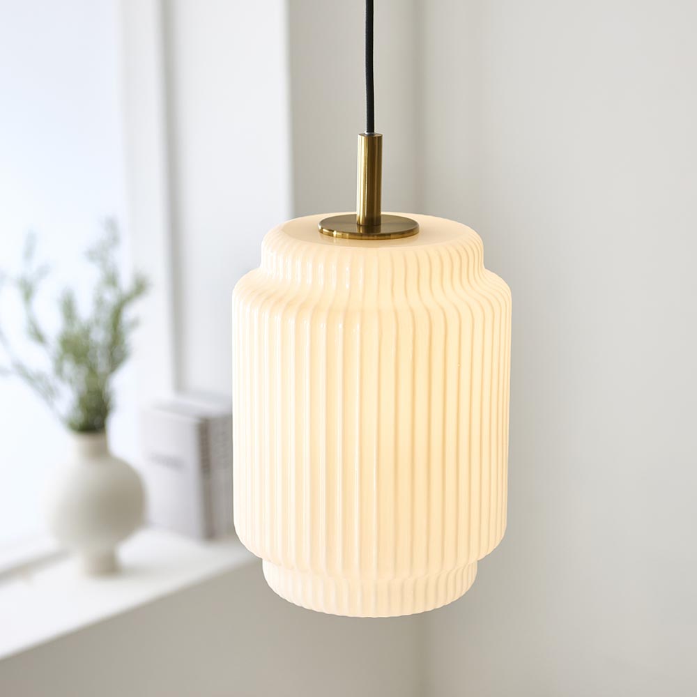 Eva Pendant Light- Brushed Aged Brass