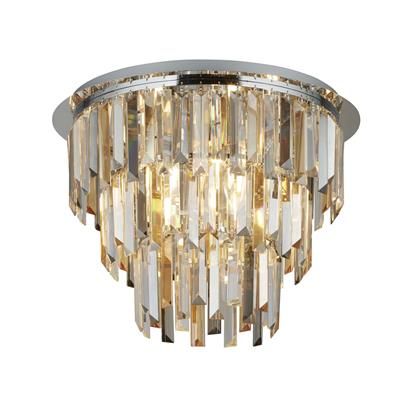 Clarissa 5 Lt Flush - Chrome & Clear