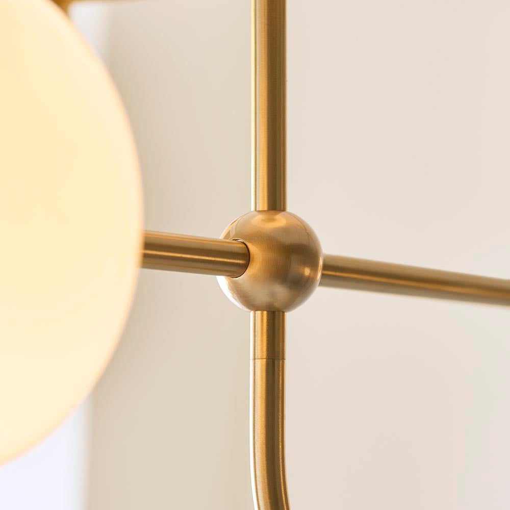 Ostrava 5lt Pendant- Brushed Aged Brass