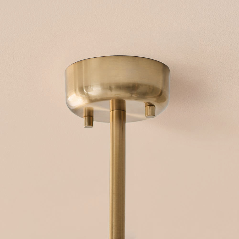 Ostrava 5lt Pendant- Brushed Aged Brass