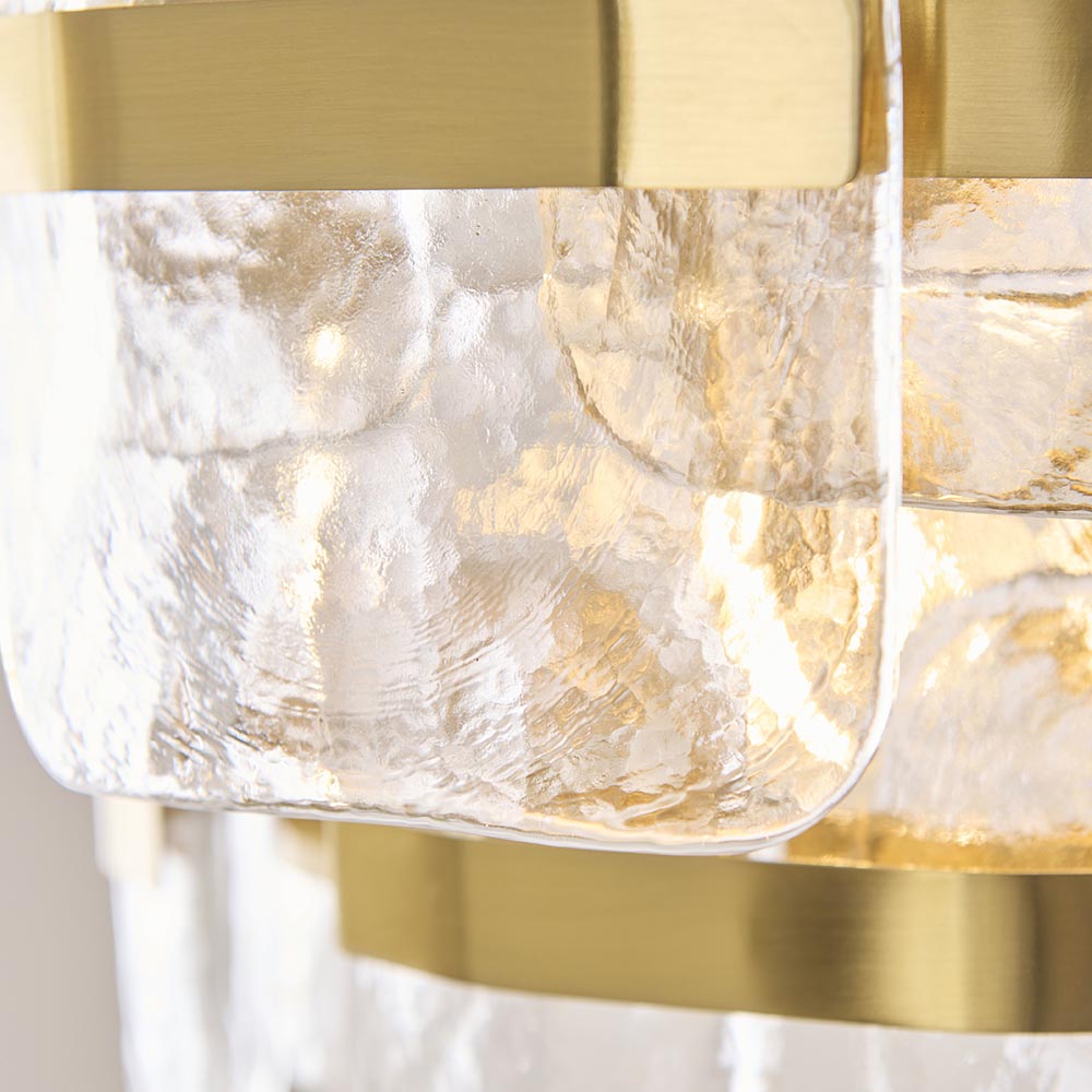 Ankas 3Lt/6Lt Chandelier- Brushed Aged Brass Finishes