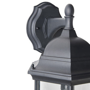 Alvin 6 Panel Lantern- Antique Bronze/ Black Finish