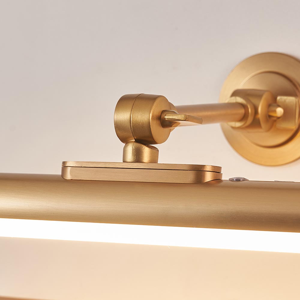 Kyte Rechargeable Picture Light- Warm Brass  Finish