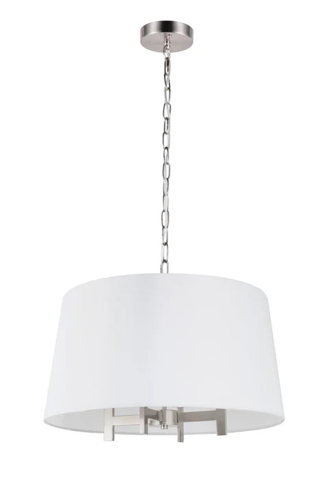 Gowran 4Lt Hanging Shade - Brass/Nickel