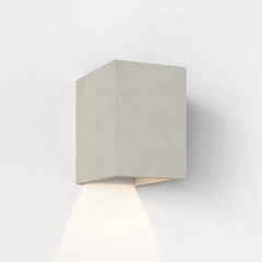 Oslo 120/160 LED Coastal Outdoor Up/Down Wall Light IP65 - Matt Concrete