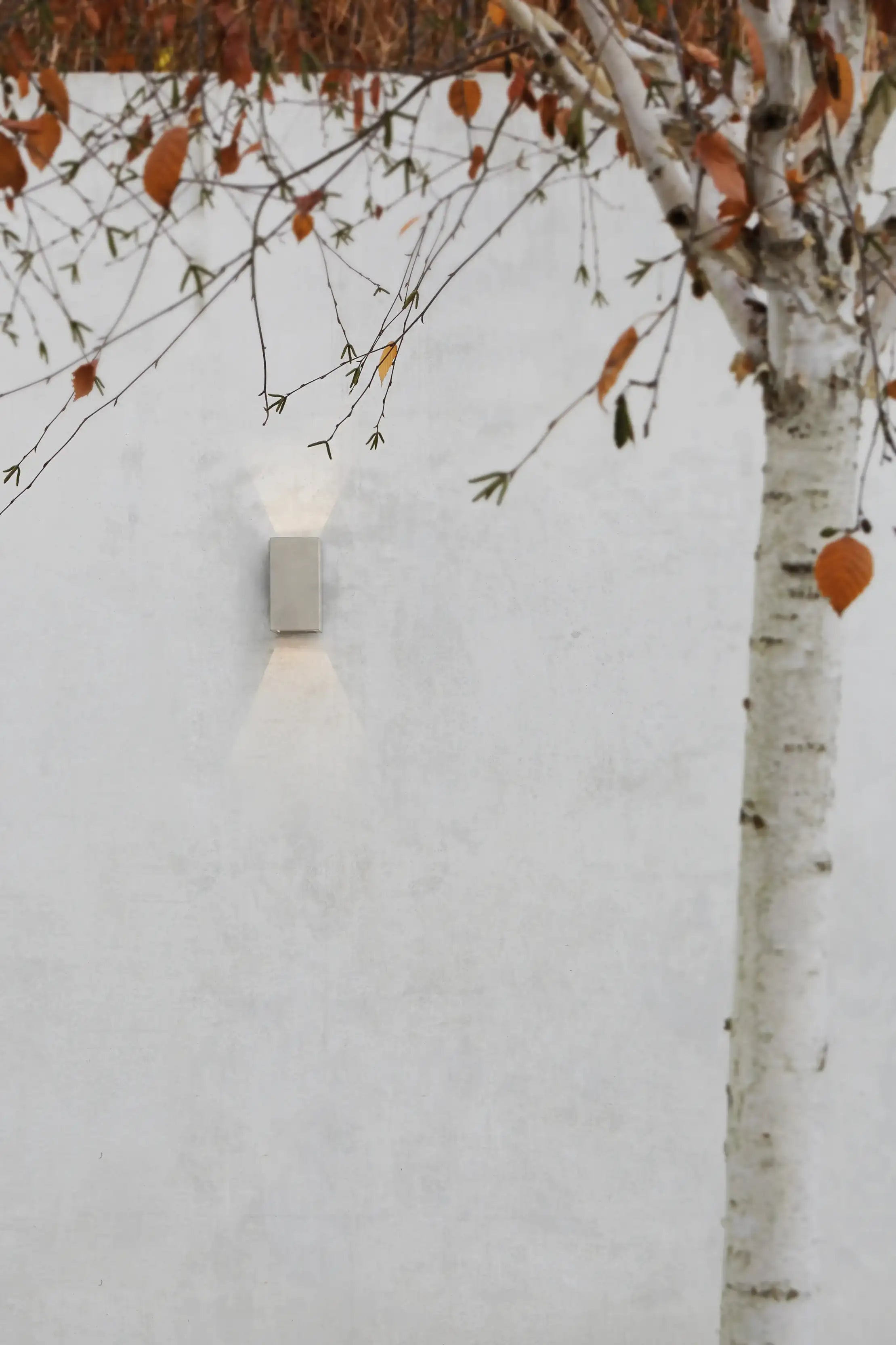 Oslo 120/160 LED Coastal Outdoor Up/Down Wall Light IP65 - Matt Concrete