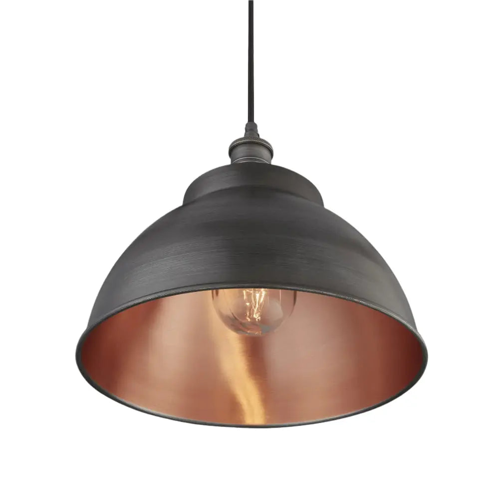 Brooklyn Outdoor & Bathroom Dome Pendant - 13 Inch- Various Finishes