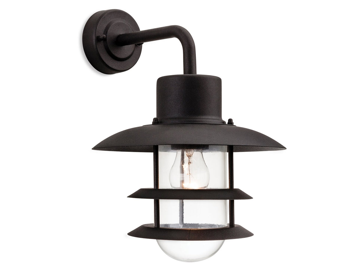Austin Wall Light- Black/ Stainless Steel