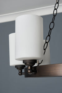 Capri 8Lt Ring Chandelier- Bronze