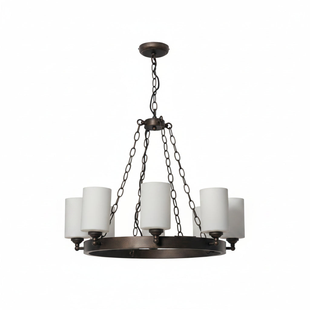 Capri 8Lt Ring Chandelier- Bronze