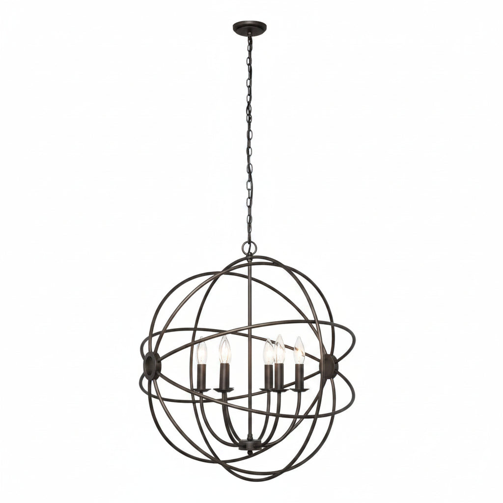 Capri 8Lt Orbital Pendant- Bronze