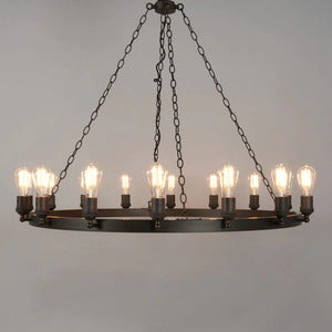 Capri 12/16Lt Chandelier- Bronze