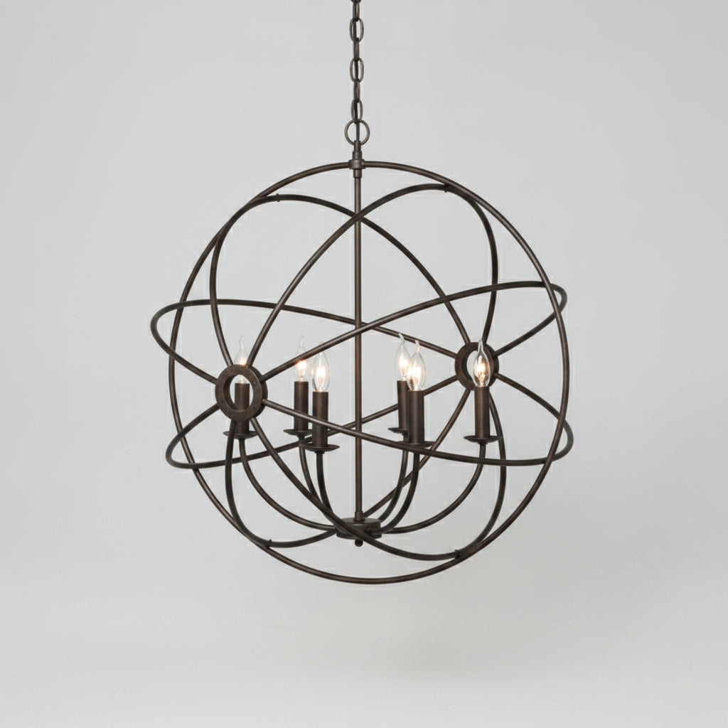 Capri 8Lt Orbital Pendant- Bronze