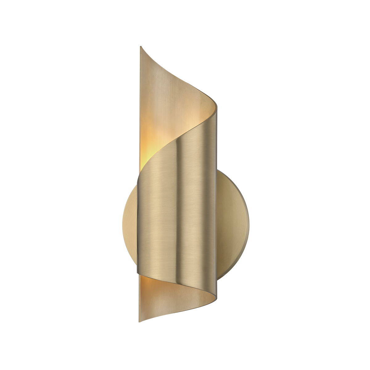 Evie 1Lt Wall Sconce - Aged Brass/Bronze