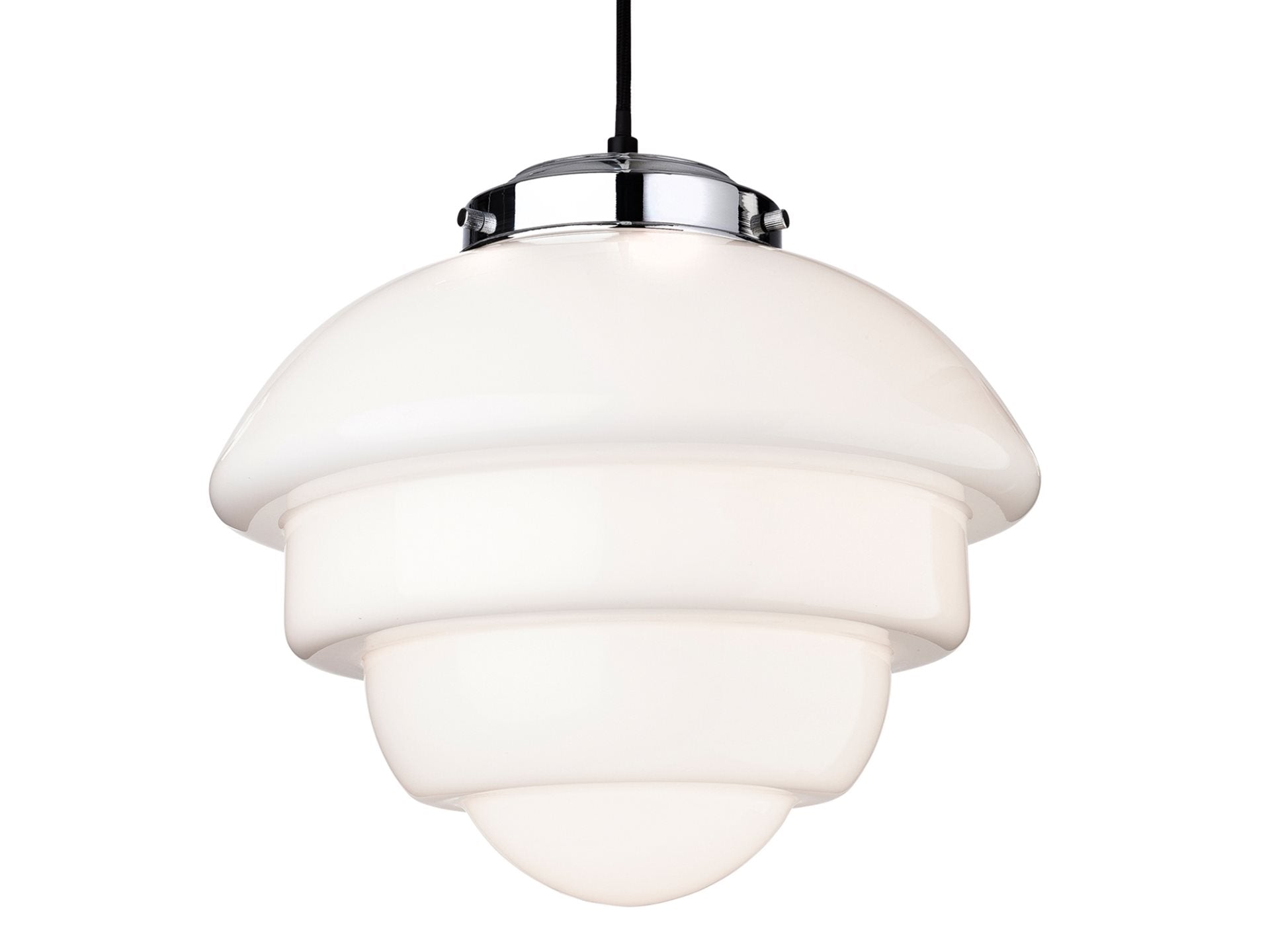 Art Deco Pendant- Chrome Various Finishes
