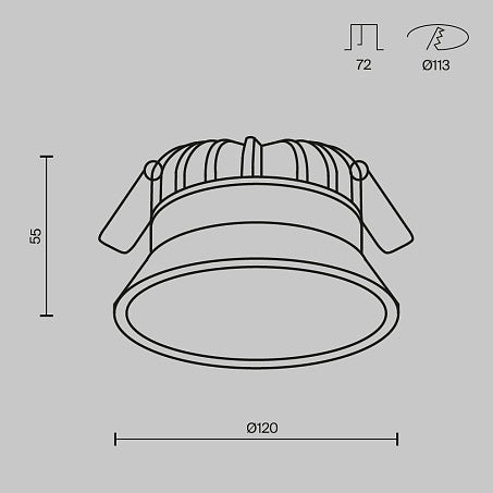 Okno 3000-6000K Adjustable Bathroom Light IP44 - Various Sizes