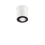 Mood 1Lt  Round Spotlight IP20 - Black/White