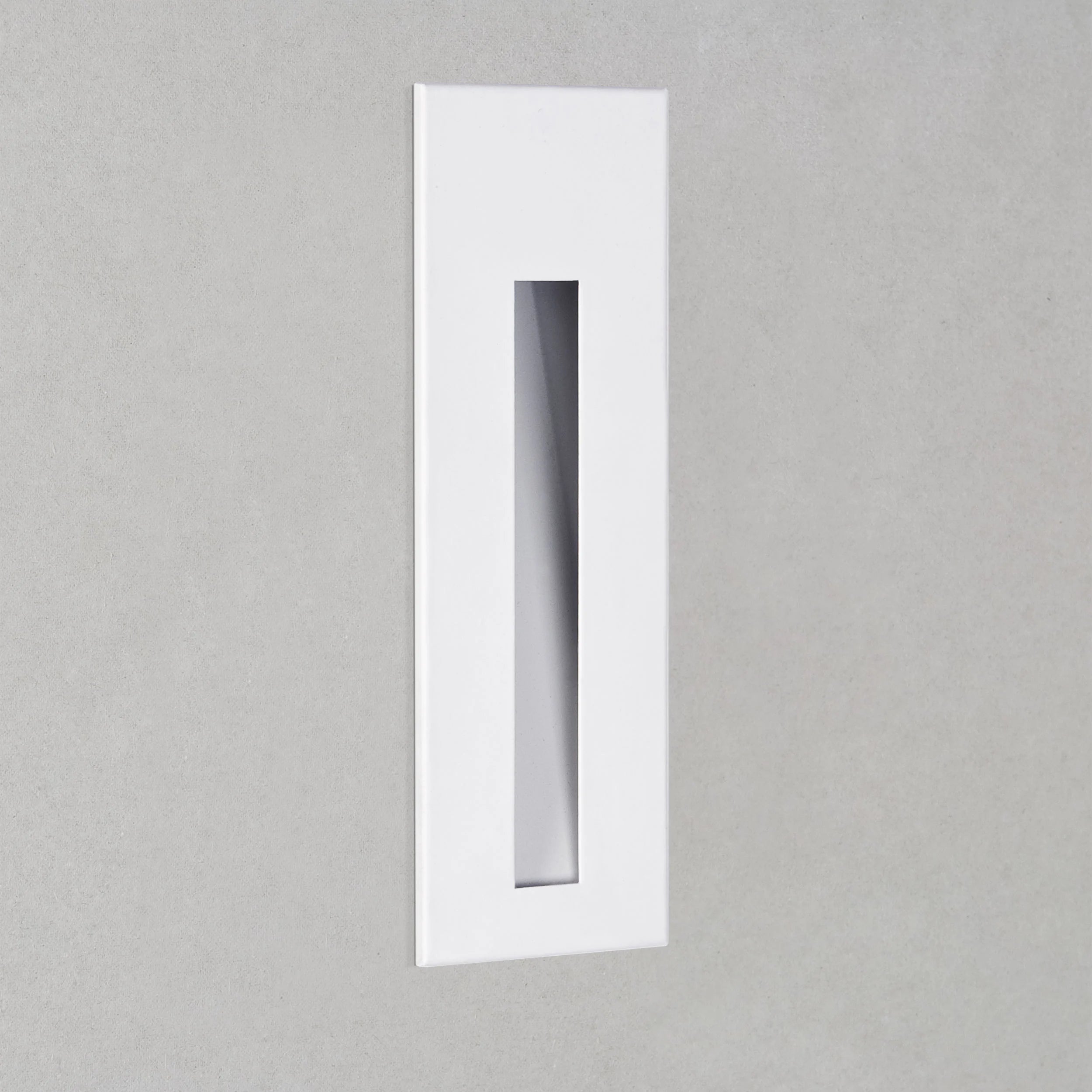 Borgo Recessed Wall Light Integrated LED IP65 Various Types - Matt White Finish