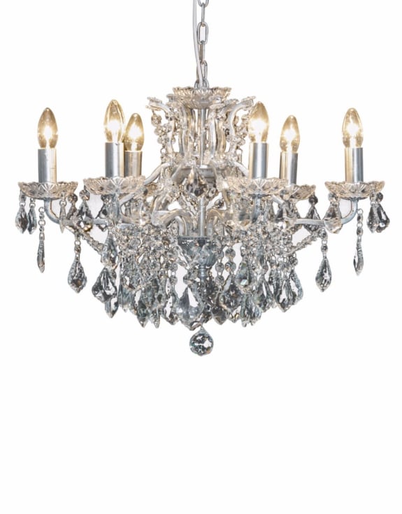 Jasmine 6/8/12Lt Chandelier Light - Various Finishes