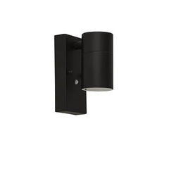 ROCHESTER OUTDOOR WALL LIGHT WITH SENSOR - BLACK METAL