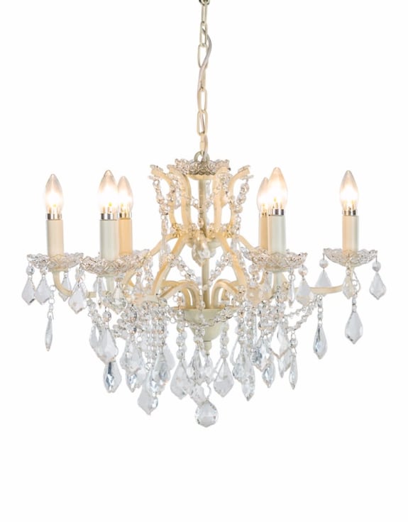 Jasmine 6/8/12Lt Chandelier Light - Various Finishes