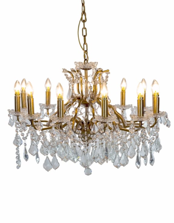 Jasmine 6/8/12Lt Chandelier Light - Various Finishes