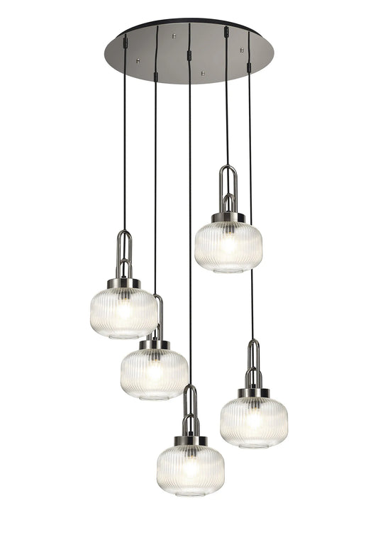 Cadiz 5 Light Cluster Pendant