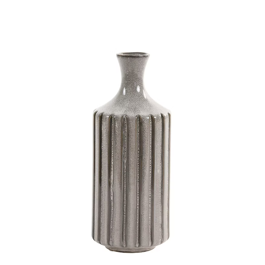 DANNEE Vase ceramic brown grey - Christams Gift
