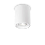Oak 1Lt Round Spotlight IP20  - White