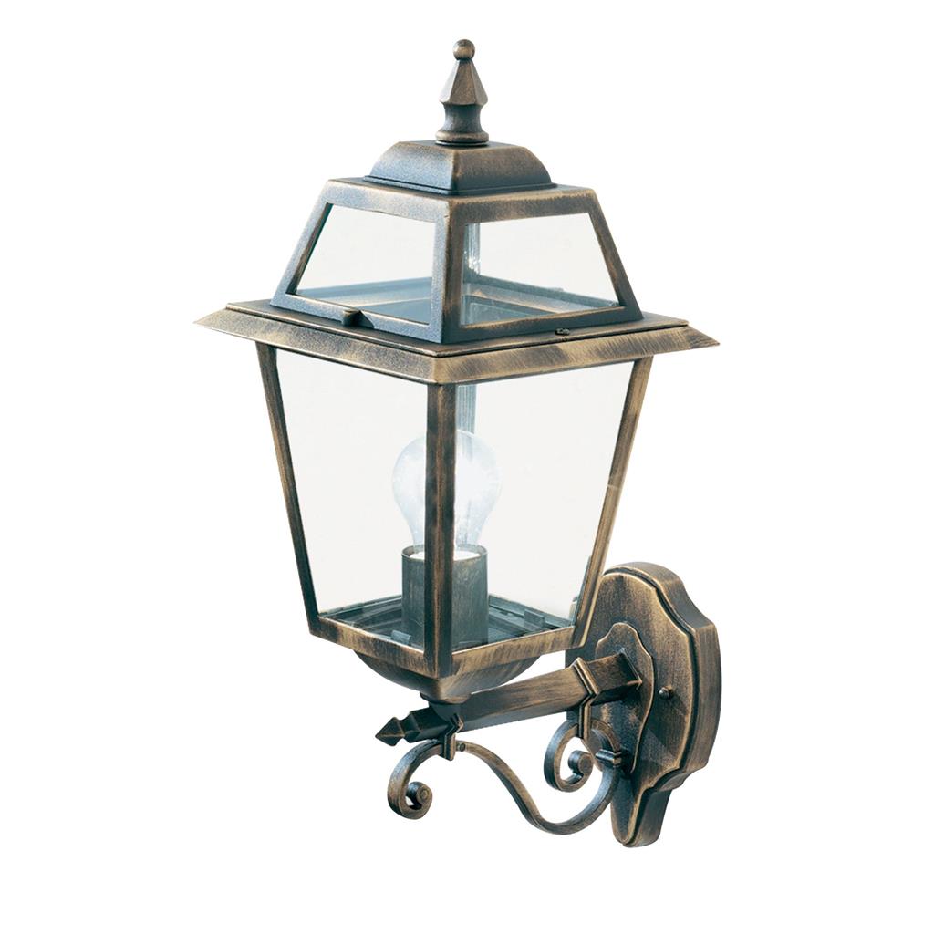 NEW ORLEANS UP/DOWN OUTDOOR DOWNLIGHT - BLACK GOLD, CLEAR GLASS, IP44