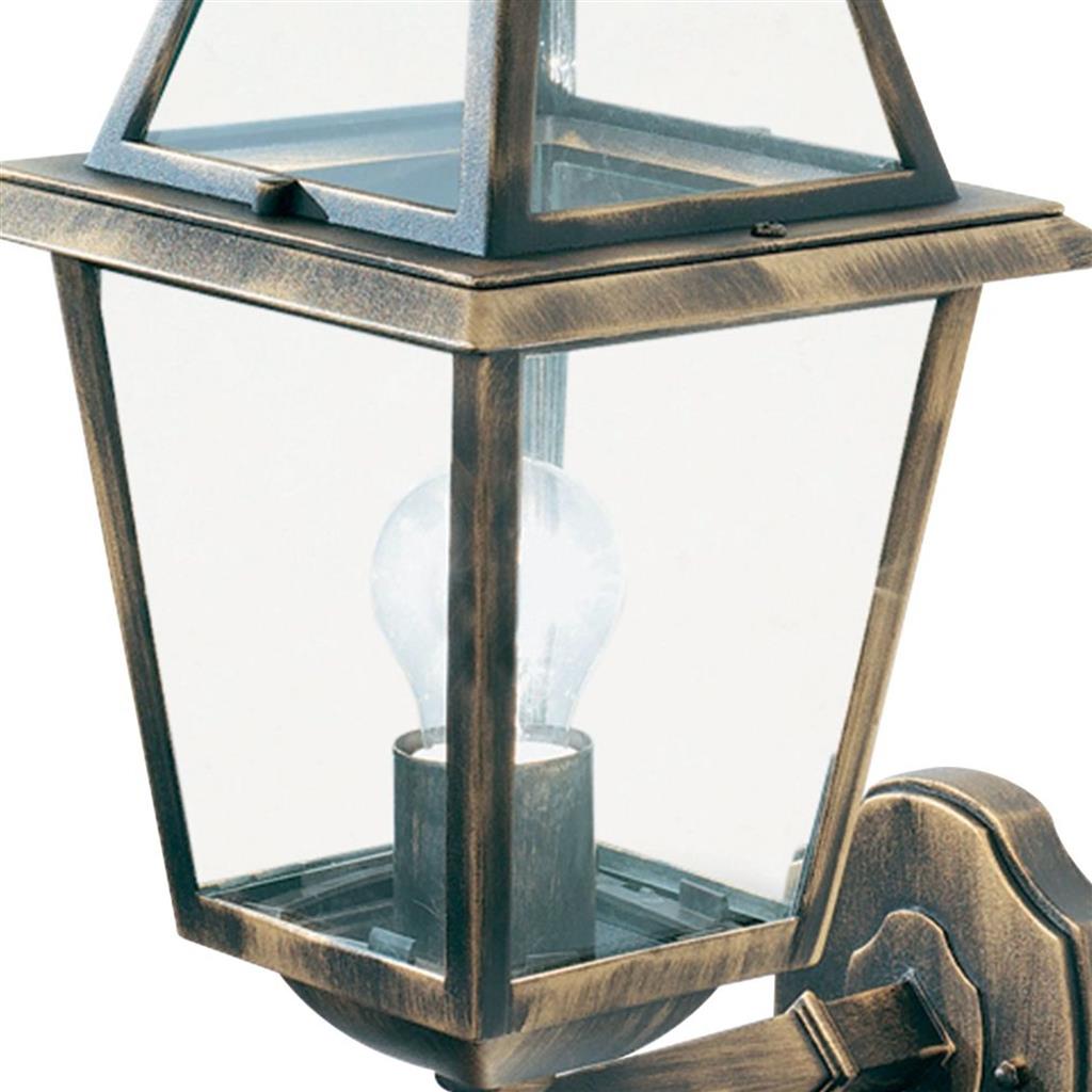 NEW ORLEANS UP/DOWN OUTDOOR DOWNLIGHT - BLACK GOLD, CLEAR GLASS, IP44